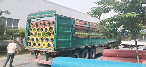 工程材料出貨現(xiàn)場